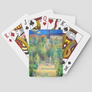 Monet Flower Garden Playing Cards