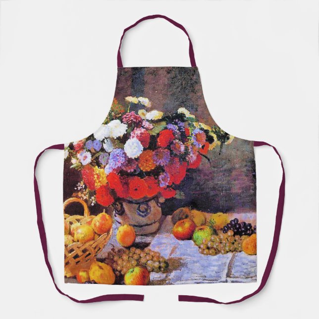 Monet - Flowers and Fruit Apron (Front)