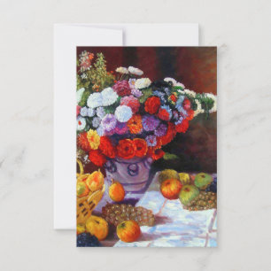 Monet Flowers and Fruit Card