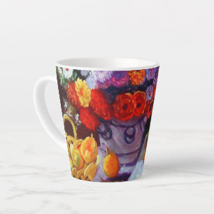 Monet Flowers and Fruit Latte Mug