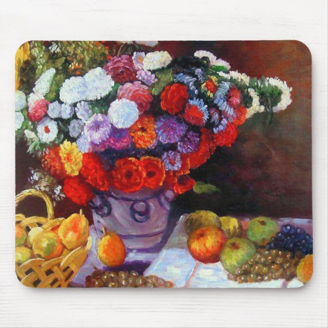 Monet Flowers and Fruit Mouse Pad (Front)