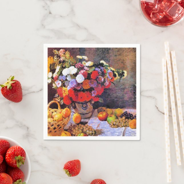Monet - Flowers and Fruit Napkin (Insitu)