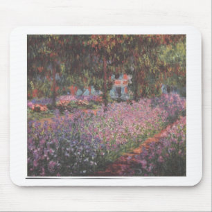Monet flowers Artist Garden Giverny vines art Mouse Pad