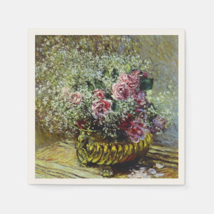 Monet - Flowers in a Pot Napkin