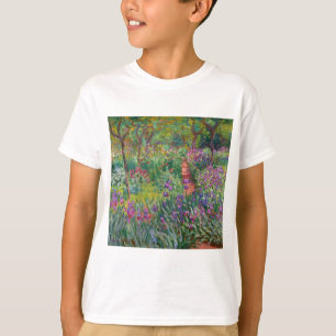 monet flowers vintage the-iris-garden-at-giverny T-Shirt