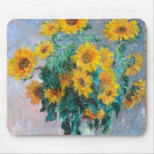 Monet France Bouquet Sunflowers Impressionist Peop Mouse Pad