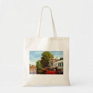 Monet France Impressionist People The Zaan At Zaan Tote Bag