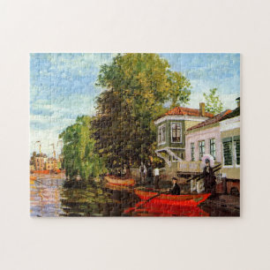 Monet France The Zaan At Zaandam Impressionist Peo Jigsaw Puzzle