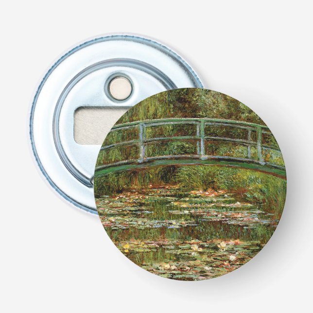 Monet French Japanese Bridge Giverney Bottle Opener (Front)