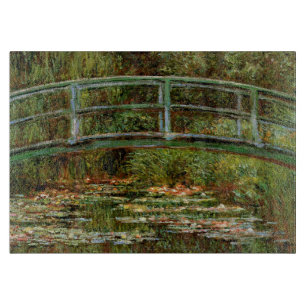 Monet French Japanese Bridge Giverney Cutting Board
