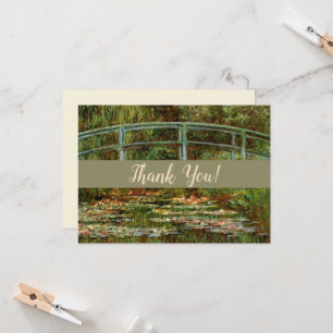Monet French Japanese Bridge Giverney Invitation