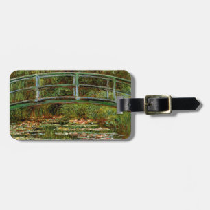 Monet French Japanese Bridge Giverney Luggage Tag