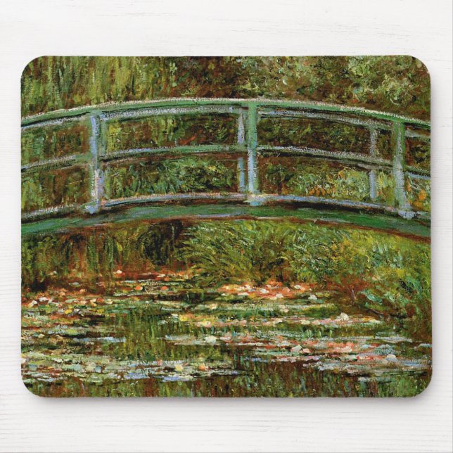 Monet French Japanese Bridge Giverney Mouse Pad (Front)