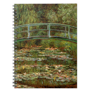 Monet French Japanese Bridge Giverney Notebook