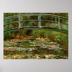 Monet French Japanese Bridge Giverney Poster