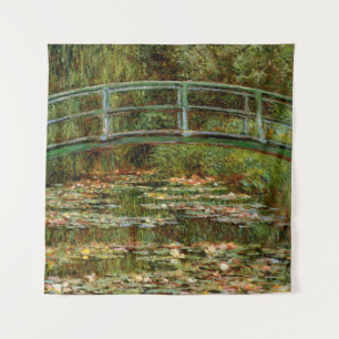 Monet French Japanese Bridge Giverney Tapestry