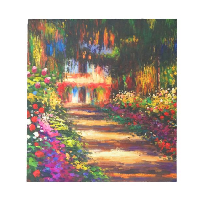 Monet Garden at Giverny Notepad (Front)