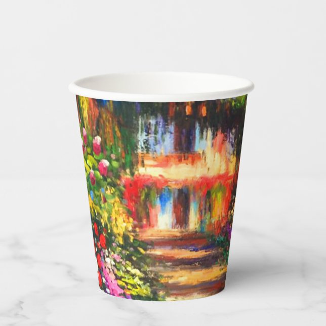 Monet Garden at Giverny Paper Cups (Front)