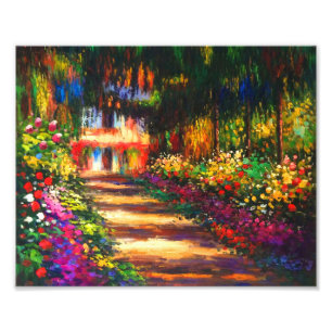 Monet Garden at Giverny Photo Print