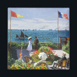 Monet Garden at Sainte Adresse Magnet<br><div class="desc">Monet Garden at Sainte Adresse monet magnet. Oil on canvas 1867. One of French Impressionist Claude Monet’s most famous early paintings, Garden at Sainte-Adresse features a couple standing before the harbour of Sainte Adresse in front of the French flag. The garden in which they stand is lush with flowers and...</div>