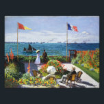 Monet Garden at Sainte Adresse Photo Print<br><div class="desc">Monet Garden at Sainte Adresse print. Oil on canvas 1867. One of French Impressionist Claude Monet’s most famous early paintings, Garden at Sainte-Adresse features a couple standing before the harbour of Sainte Adresse in front of the French flag. The garden in which they stand is lush with flowers and sailboats...</div>