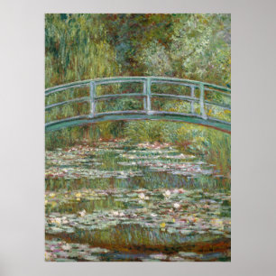 Monet, garden, classic painting poster