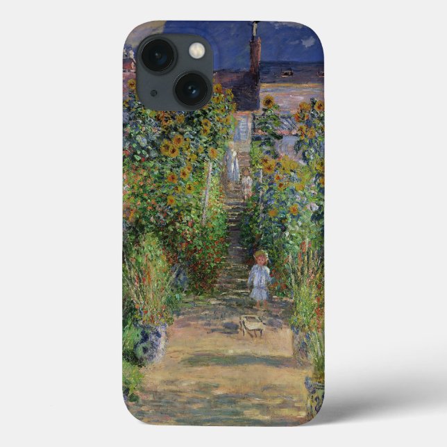Monet Garden Vetheuil Impressionim Painting Case-Mate iPhone Case (Back)