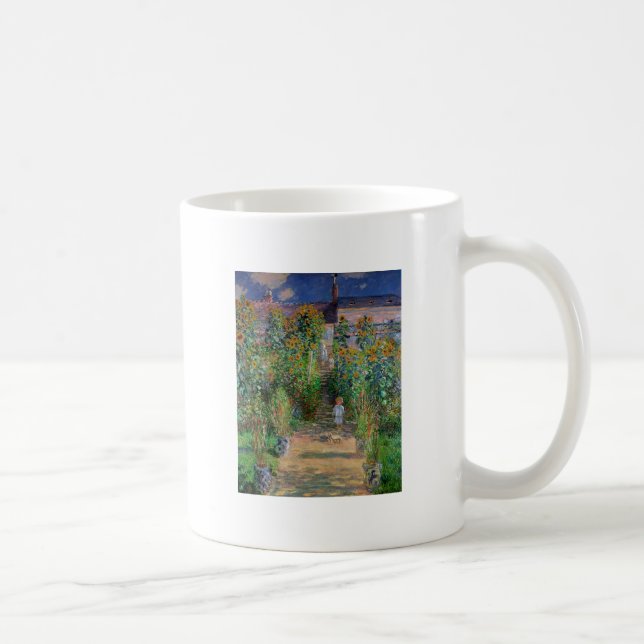 Monet Garden Vetheuil Impressionim Painting Coffee Mug (Right)