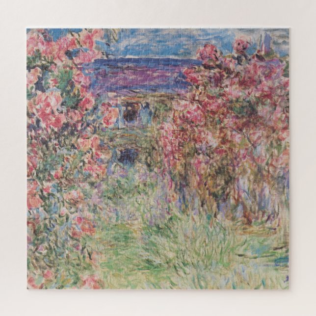 Monet- House Among Roses Jigsaw Puzzle (Vertical)