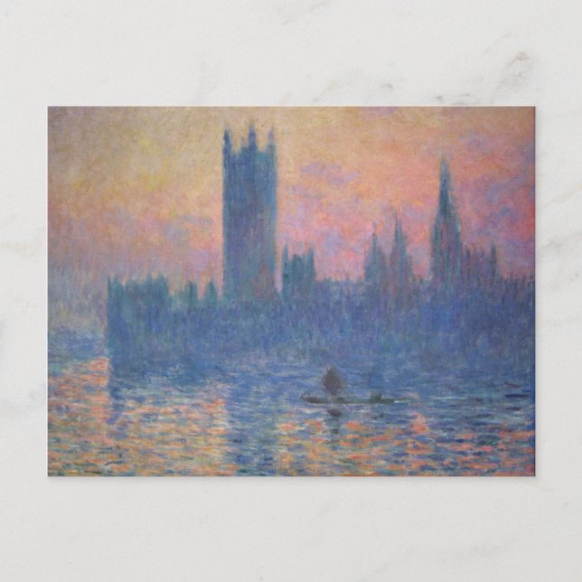 Monet - Houses of Parliament at Sunset Postcard (Front)