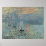 Monet, Impression, Sunrise Poster<br><div class="desc">Impression,  Sunrise,  1872. Oil on canvas,  48 × 63 cm. Musée Marmottan Monet,  Paris.</div>