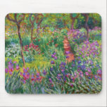 Monet Iris Garden at Giverny Mouse Pad<br><div class="desc">Monet Iris Garden at Giverny. Oil painting on canvas 1899. The Iris Garden at Giverny represents one of Monet’s most colourful and beloved flower paintings. The vibrant use of purples, reds, greens and blues makes this one of the most dynamic impressionist pieces from this rich period in Monet’s career. A...</div>