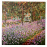 Monet - Irises in Monet's Garden Ceramic Tile<br><div class="desc">Claude Monet popular painting,  Irises in Monet's Garden.</div>