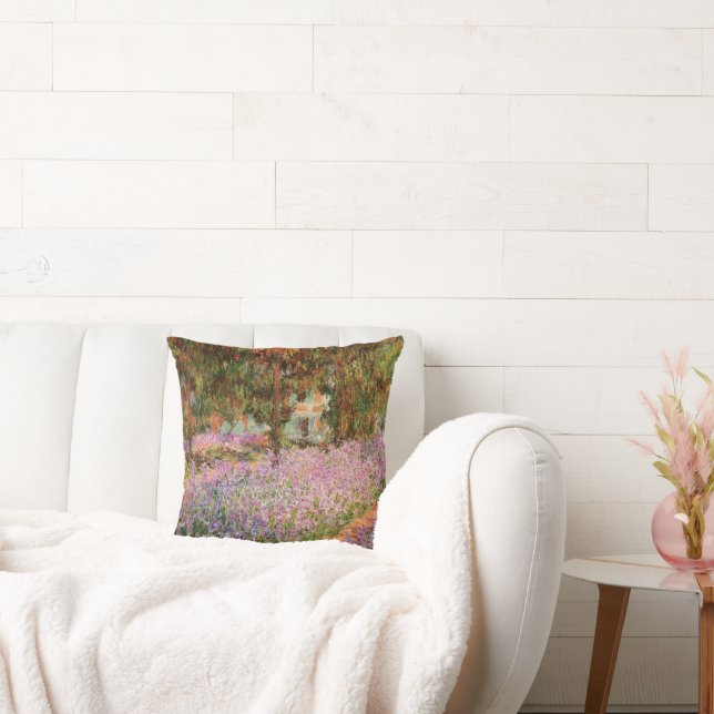 Monet - Irises in Monet's Garden Cushion (Couch)