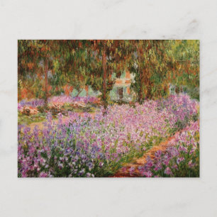 Monet - Irises in Monet's Garden  Postcard