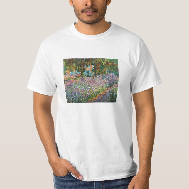 Monet Irises T-shirt (Front)