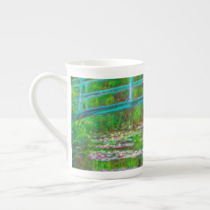 Monet Japanese Bridge and Water Lilies Bone China Mug