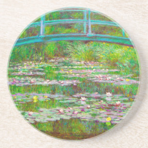Monet Japanese Bridge and Water Lilies Coaster