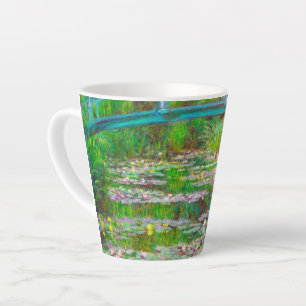 Monet Japanese Bridge and Water Lilies Latte Mug