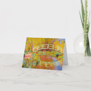 Monet Japanese Bridge Note Card