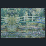 MONET JAPANESE BRIDGE TISSUE PAPER<br><div class="desc">One of Claude Monet's most well known paintings. This is one of over 200 paintings from his water garden where he painted his Water Lilies collection. This particular piece is rich in greys and purples as well as blues and greens and was completed in 1900. For Water Lillies artwork and...</div>