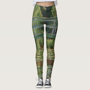 Monet Japanese Footbridge and the Water Lily Pool Leggings