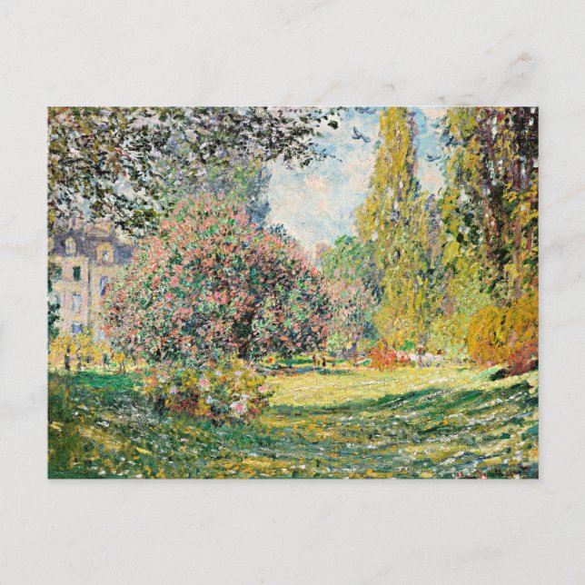 Monet - Landscape, The Parc Monceau, Postcard (Front)
