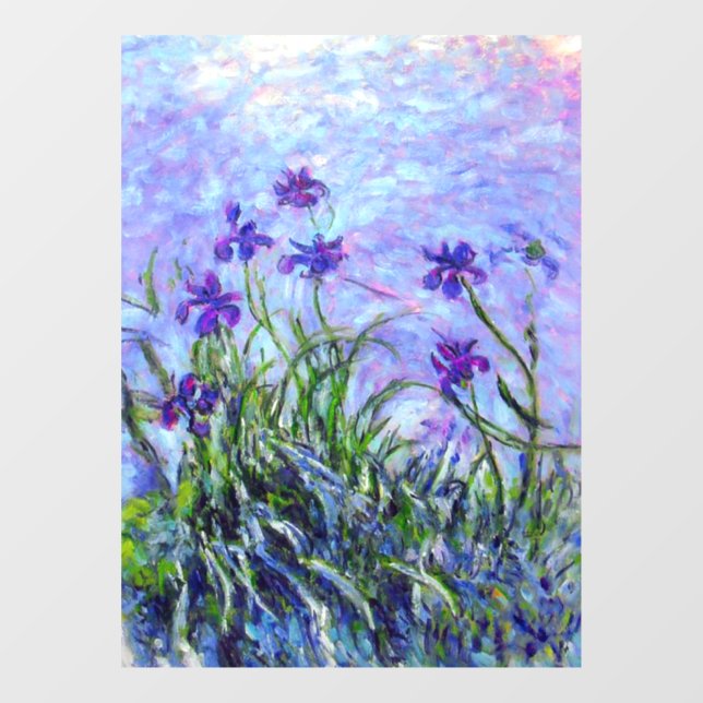 Monet Lilac Irises (Sheet)