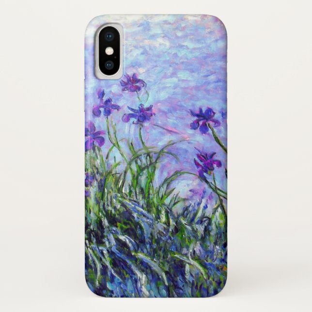 Monet Lilac Irises Case-Mate iPhone Case (Back)