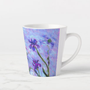 Monet Lilac Irises Latte Mug