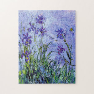Monet Lilac Irises Puzzle