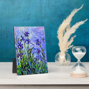 Monet - Lilacs and Irises Plaque