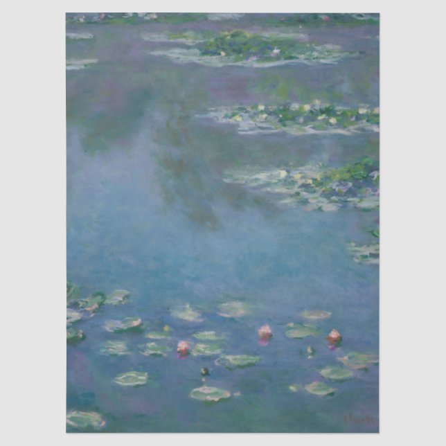 Monet Lily Pond Tissue Paper (Front)