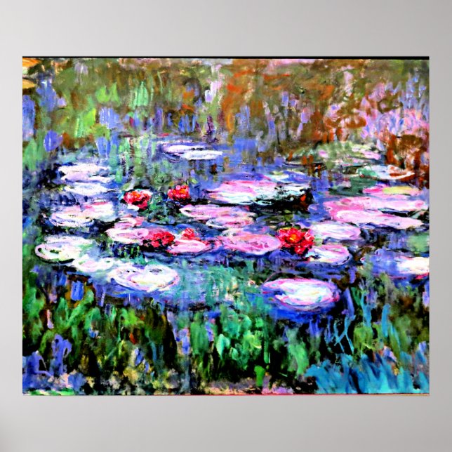 Monet - Los Nenufares (the waterlillies) Poster (Front)